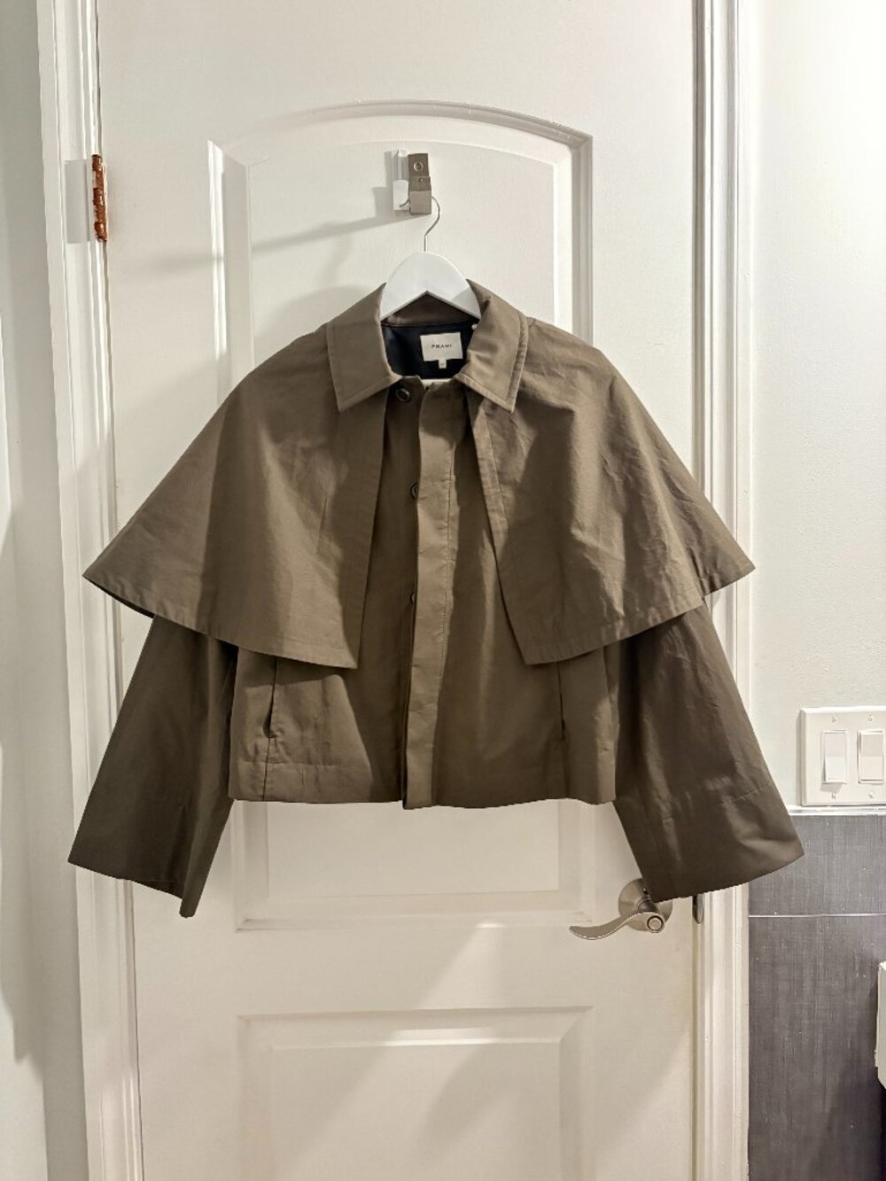 FRAME The Paddock Cape Jacket